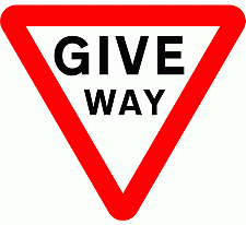 Road Signs | triangular warning signs | Give way