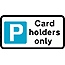 Road Signs | Parking Management | 660 Card holders