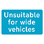 Road Signs | Vehicle Access | 820 Unsuitable 4