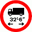 Road Signs | Width or Height Restriction | 629.1 Length limit