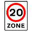 Road Signs | Speed Limit Signs | 674 Zone 3