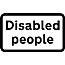 Road Signs | Supplementary Plates | 547.4 Disabled people