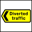 Road Signs | Directional Signs | 2704 Diversion Left