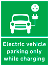 Road Signs | EV Charging Signs | 660.9 EV Parking only while recharging