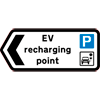 Road Signs | EV Charging Signs | 660.9 EV Recharging Point Chevron Left