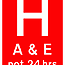 Road Signs | Informational | 827.2 Hospital A and E