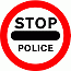 Road Signs | Circular Giving Orders | 633 Stop police