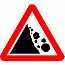 Road Signs | triangular warning signs | 559 Beware of Falling rocks