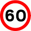 Road Signs | Speed Limit Signs | 670 Maximum Speed 60mph