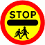 Road Signs | Circular Giving Orders | 605.2 Stop children