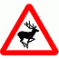 Road Signs | triangular warning signs | 551 Beware of Wild animals