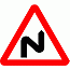 Road Signs | triangular warning signs | 513 Double bend first to right