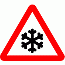 Road Signs | triangular warning signs | 554.2 Beware of Ice or snow