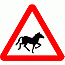 Road Signs | triangular warning signs | 550 Beware of Wild horses