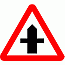 Road Signs | triangular warning signs | 504.1 Crossroads Ahead