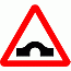 Road Signs | triangular warning signs | 528 Hump back bridge