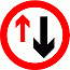 Road Signs | Circular Giving Orders | 615 Priority to oncoming traffic