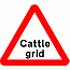 Road Signs | triangular warning signs | 552 Cattle grid