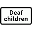 Road Signs | Supplementary Plates | 547.7 Deaf children