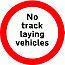 Road Signs | Circular Giving Orders | 622.4 No Track laying Vehicles