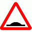 Road Signs | triangular warning signs | 557.1 Road humps ahead