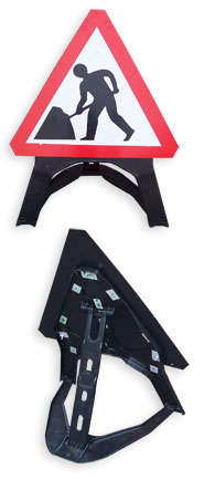 foldable portable directional signs