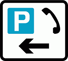 Parking and phone left (Parking Signs)