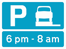 Parking on verge permitted (Parking Signs)