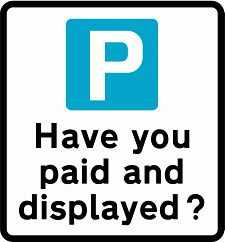 Pay and display 2 (Parking Signs)