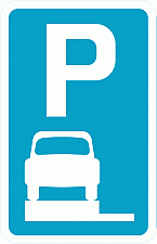 Verge parking permitted (Parking Signs)